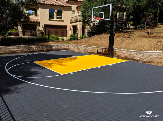 Small basketball court kit